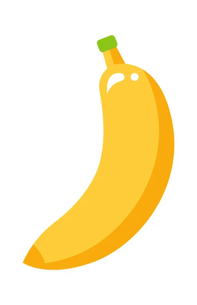 Fruits Banane Nourriture Saine Illustration Vectorielle — Image vectorielle