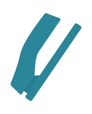 Stapler düz ikon ofis malzemeleri İş yeri