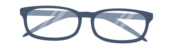 Brýle Pro Počítač Ploché Ikony Kancelářské Potřeby Pracoviště — Stockový vektor
