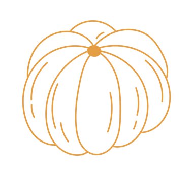 Balkabağı yassı ikonu Kış Ormanı posta kartı elementi