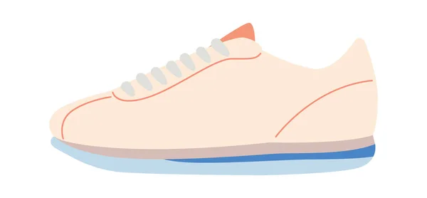 Модные Кроссовки Фитнеса Плоская Пара Значок Обуви Векторная Иллюстрация — стоковый вектор