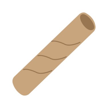 Kağıt kollu düz simge çöp geri dönüşümü. Vektör illüstrasyonu