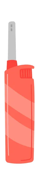 Icône Plate Légère Dispositif Incendiaire Acier Illustration Vectorielle — Image vectorielle
