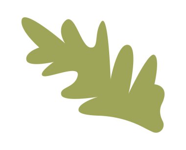 Asya besin dekoru düz simgesi için mikroyeşil. Vektör illüstrasyonu