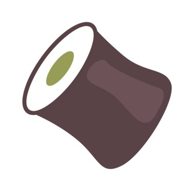 Geleneksel Asya yemeği ikonu Tasty Sushi. Vektör illüstrasyonu