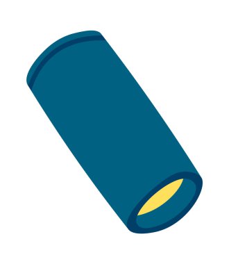 Elektrikli abajur düz ikon dekoratif aydınlatma. Vektör illüstrasyonu