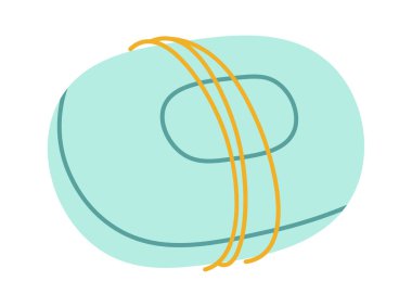 Düz sabun ikonu Aromaterapi. Kişisel bakım güzellik prosedürü. Vektör illüstrasyonu