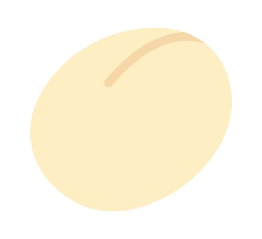 Soya fasulyesi düz ikon tarım. Vektör illüstrasyonu