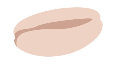 Buğday tanesi düz mısır gevreği tohumu tarımı. Vektör illüstrasyonu