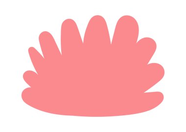 Teraryum için kaktüs çiçeği yassı ev bitkisi. Vektör illüstrasyonu