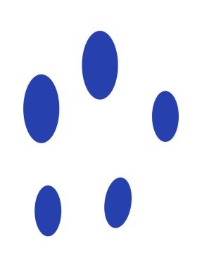 Soyut şekil tasarım ögesi. Vektör illüstrasyonu