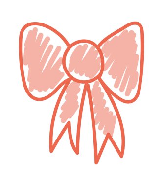 Resmedilmiş yay düz ikon Çocuk resmi. Vektör illüstrasyonu