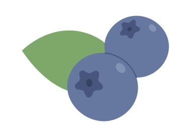 Yabanmersini, lezzetli, yassı meyve yetiştirme ikonu. Vektör illüstrasyonu