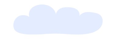 Bulut düz ikonu Hava Durumu Doğal Felaket. Vektör illüstrasyonu