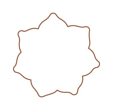 Mehendi yassı ikonu Hint vücut sanatı süslemeleri. Vektör illüstrasyonu