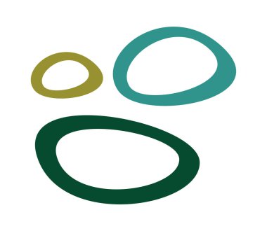 Soyut şekil tasarım ögesi. Vektör illüstrasyonu