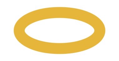 Basit geometrik desen düz soyut çember tasarımı. Vektör illüstrasyonu