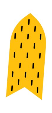 Çizgi film renkli ok düz simgesi özellikle yönü gösteriyor. Vektör illüstrasyonu