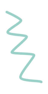 El çizimi soyut çizgiler düz simge. Vektör illüstrasyonu