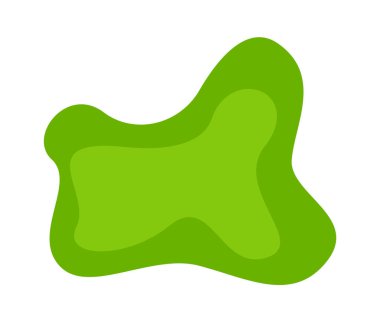 Modellik heykeli için plastik düz renkli hamur. Vektör illüstrasyonu