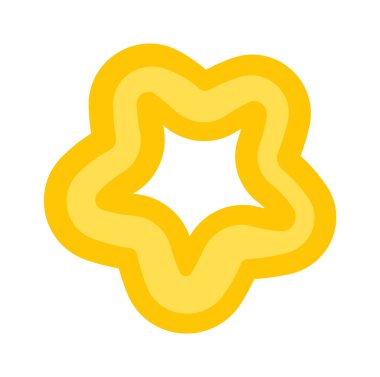 Plasticine düz ikon el yapımı el işi heykel. Vektör illüstrasyonu