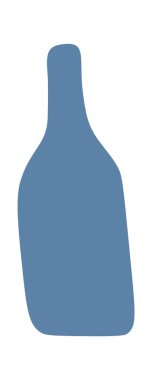 Geometrik şişe şekilleri soyut. Vektör illüstrasyonu