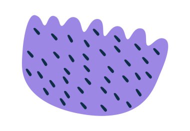 Çizgi film el çizimi element düz simgesi. Vektör illüstrasyonu