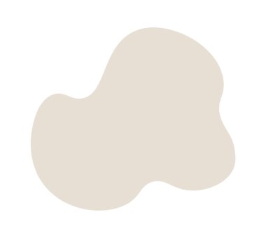 Soyut şekil renk beneği tasarım elementi. Vektör illüstrasyonu