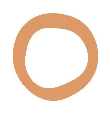 Soyut şekil renk dairesi spot tasarım elementi. Vektör illüstrasyonu