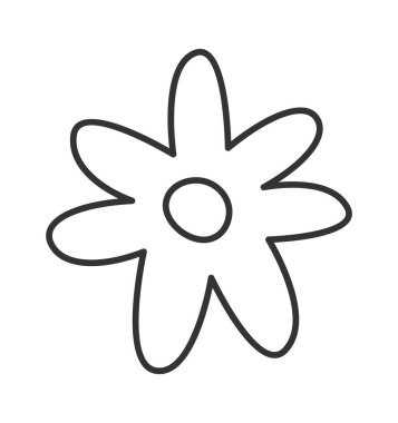 Bahar çiçekleri çağdaş çiçek tasarımı serisi. Vektör illüstrasyonu