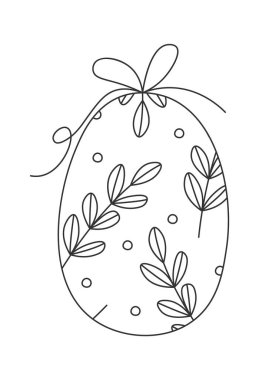 Paskalya yumurtaları modern tasarım serisi. Vektör illüstrasyonu