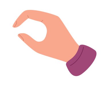 Satranç oyuncularının eli düz simge. Vektör illüstrasyonu