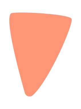 Abstract african triangle geometric shape flat icon. Vector illustration