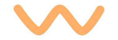 Abstract african curly line flat icon. Vector illustration