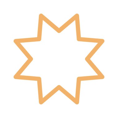 Magical symbol for magic rituals flat icon. Vector illustration