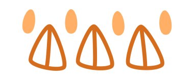 Abstract african ethnic ornament flat icon. Vector illustration