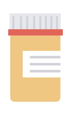 Medical pills for treatment flat icon Pharmacy. Vector illustration