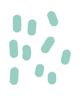 Abstract hand drawn shape design element. Vector illustration