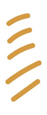 Abstract hand drawn shape design element. Vector illustration