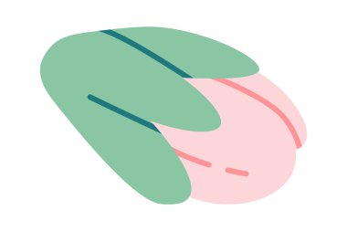 Sakura flowers flat icon Spring tree. Vector illustration