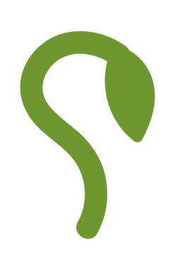 Sprout cultivation flat icon Spring plant planting. Vector illustration