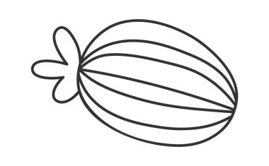 Wildflowers line art Contemporary floral design. Vector illustration