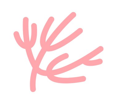 Summer abstract element flat icon Pattern of bush. Vector illustration