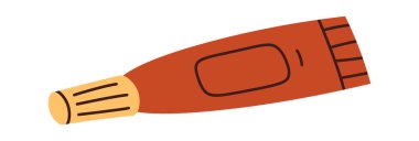 Cosmetics flat icon Moisturizing cream Beauty procedure. Vector illustration