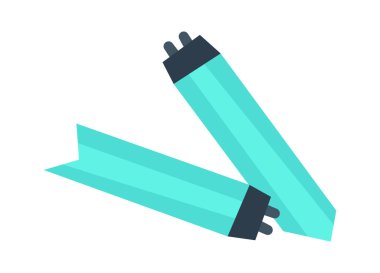 Battery flat illustration Source of power. Vector illustration