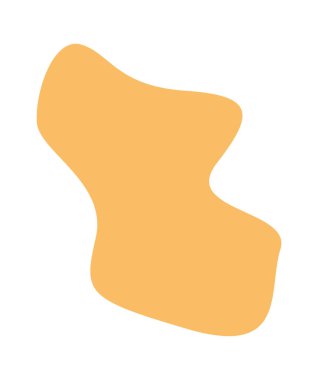 Arkaplan için turuncu geometrik leke. Vektör illüstrasyonu