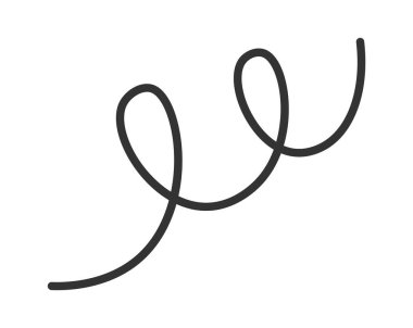 Sanat tasarım elementinde konfeti. Vektör illüstrasyonu