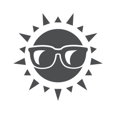 Güneş koruma sembolü güneş kremi aksesuarı. Vektör illüstrasyonu