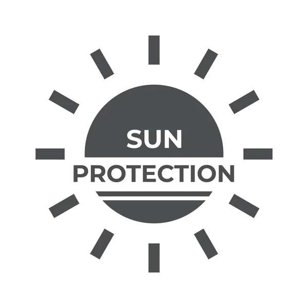 Opalovací Krém Ochranu Proti Slunci Vektorová Ilustrace — Stockový vektor