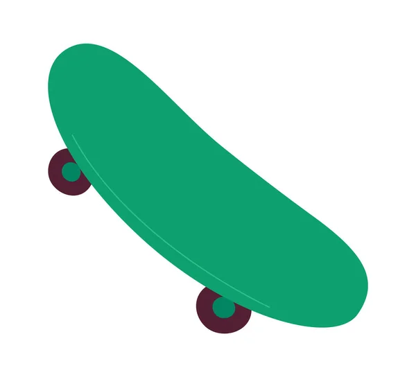 木制滑板矢量平面插图 — 图库矢量图片